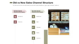 Promotional Channels And Action Plan For Increasing Revenues Old Vs New Sales Channel Structure Guidelines PDF