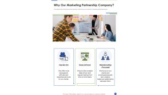 Proposal For Cross Promotion Strategy Why Our Marketing One Pager Sample Example Document