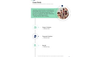 Proposal For Information Processing Facility Services Case Study One Pager Sample Example Document