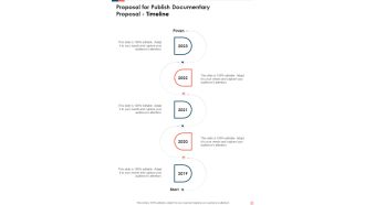 Proposal For Publish Documentary Proposal Timeline One Pager Sample Example Document