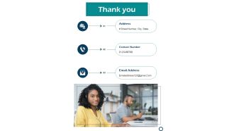 Proposal For Training Customer Service Agent Thank You One Pager Sample Example Document