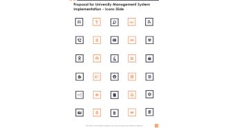 Proposal For University Management System Implementation Icons Slide Wd One Pager Sample Example Document