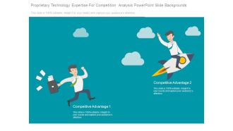 Proprietary Technology Expertise For Competition Analysis Powerpoint Slide Backgrounds