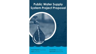 Public Water Supply System Project Proposal Example Document Report Doc Pdf Ppt