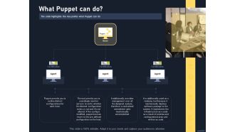 Puppet Tool For Server Configuration Administration What Puppet Can Do Formats PDF