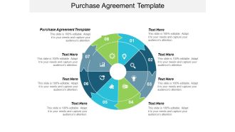 Purchase Agreement Template Ppt PowerPoint Presentation Model Graphics Download Cpb