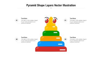 Pyramid Shape Layers Vector Illustration Ppt PowerPoint Presentation File Tips PDF