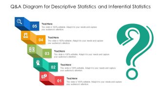 Q And A Diagram For Descriptive Statistics And Inferential Statistics Ppt PowerPoint Presentation File Format PDF