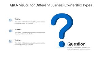 Q And A Visual For Different Business Ownership Types Ppt PowerPoint Presentation File Example PDF