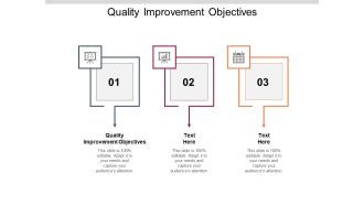 Quality Improvement Objectives Ppt PowerPoint Presentation Ideas Elements Cpb Pdf