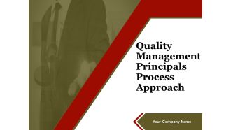 Quality Management Principals Process Approach Ppt PowerPoint Presentation Complete Deck With Slides