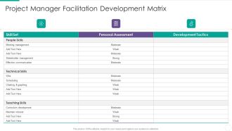 Quantitative Risk Assessment Project Manager Facilitation Development Matrix Elements PDF