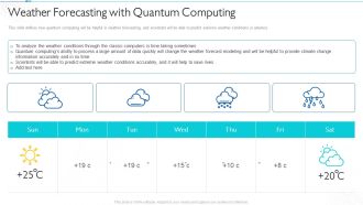 Quantum Computing For Everyone IT Weather Forecasting With Quantum Computing Formats PDF