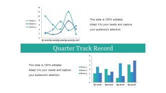 Quarter Track Record Ppt PowerPoint Presentation Slides Smartart