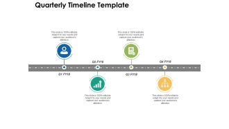 Quarterly Timeline Template Ppt PowerPoint Presentation Pictures Graphics Download