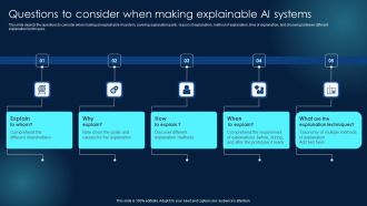 Questions To Consider When Making Explainable AI Systems Sample PDF
