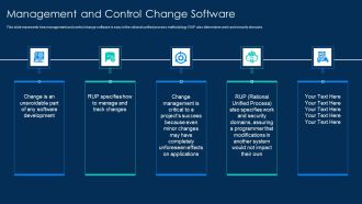 RUP Methodology Management And Control Change Software Icons PDF