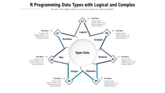 R Programming Data Types With Logical And Complex Ppt PowerPoint Presentation Gallery Professional PDF