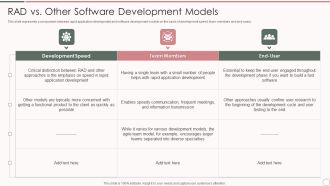 Rad Vs Other Software Development Models Brochure PDF