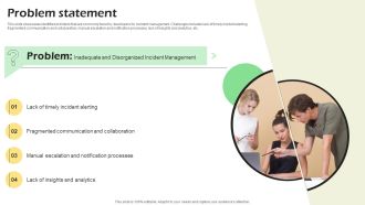 Real Time Incident Management Solution Investor Funding Pitch Deck Problem Statement Information PDF