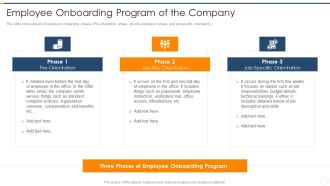 Recruitment Training Enhance Candidate Hiring Process Employee Onboarding Program Of The Company Diagrams PDF
