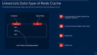 Redis Cache Data Structure IT Linked Lists Data Type Of Redis Cache Summary PDF