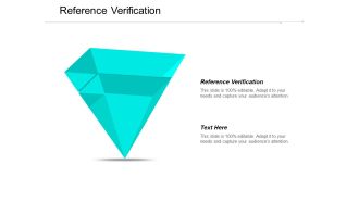 Reference Verification Ppt PowerPoint Presentation Styles Example  Cpb