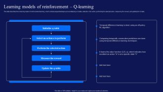 Reinforcement Learning Techniques And Applications Learning Models Of Reinforcement Q Learning Download PDF