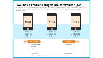 Requirement Gathering Techniques How Should Product Managers Use Wireframes Engineering Elements PDF