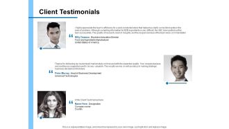 Research For New Product Client Testimonials Ppt Ideas Master Slide PDF