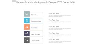 Research Methods Approach Sample Ppt Presentation