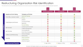 Restructuring Organization Risk Identification Ppt PowerPoint Presentation Gallery Grid PDF