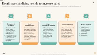 Retail Merchandising Trends To Increase Sales Topics PDF