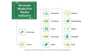Revenue Model For Media Industry Ppt PowerPoint Presentation Show Picture