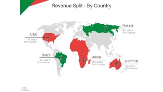 Revenue Split By Country Ppt PowerPoint Presentation Outline Background
