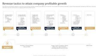 Revenue Tactics To Attain Company Profitable Growth Ppt PowerPoint Presentation File Example File PDF