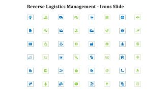 Reverse Logistics Management Icons Slide Ppt Summary Graphics Example PDF
