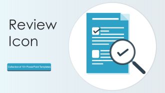 Review Icon Ppt PowerPoint Presentation Complete With Slides