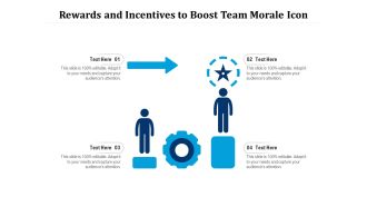 Rewards And Incentives To Boost Team Morale Icon Ppt PowerPoint Presentation Icon Infographic Template PDF