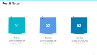 Risk Management For Organization Essential Assets Post It Notes Demonstration PDF