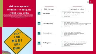 Risk Management Solutions To Mitigate Retail Store Risks Microsoft PDF