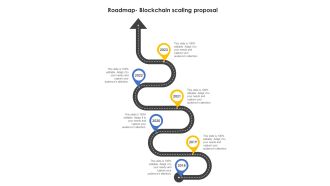 Roadmap Blockchain Scaling Proposal One Pager Sample Example Document