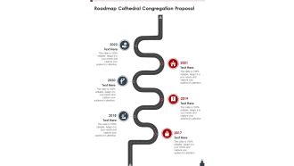 Roadmap Cathedral Congregation Proposal One Pager Sample Example Document