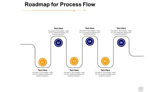 Roadmap For Process Flow Ppt PowerPoint Presentation Model Vector