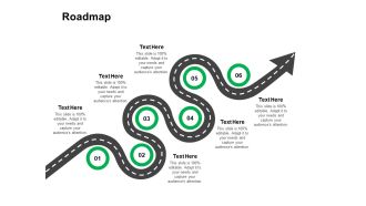 Roadmap Six Stage Ppt Powerpoint Presentation Gallery Background Image