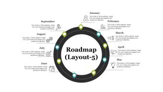 Roadmap Template 5 Ppt PowerPoint Presentation File Example File