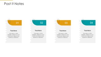 Role Of Logistics Strategy In Production Post It Notes Infographics PDF