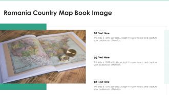Romania Country Map Book Image Ppt PowerPoint Presentation File Skills PDF