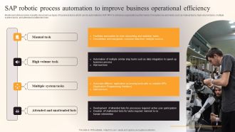 SAP Robotic Process Automation To Improve Business Operational Efficiency Portrait PDF