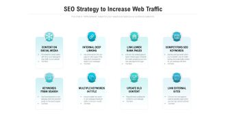 SEO Strategy To Increase Web Traffic Ppt PowerPoint Presentation Layouts Ideas